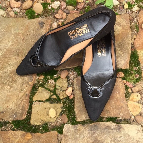 Salvatore Ferragamo Shoes - Salvatore Ferragamo Black Flat 9.5 Width B